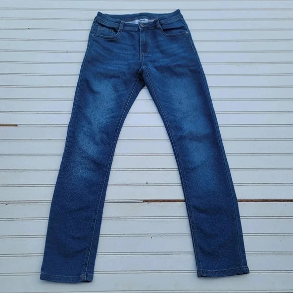 Pepperts! Jeans Boys Straight Adustable Wais Denim 27x28 Stretch Blue 12- 13 Y - Picture 1 of 11